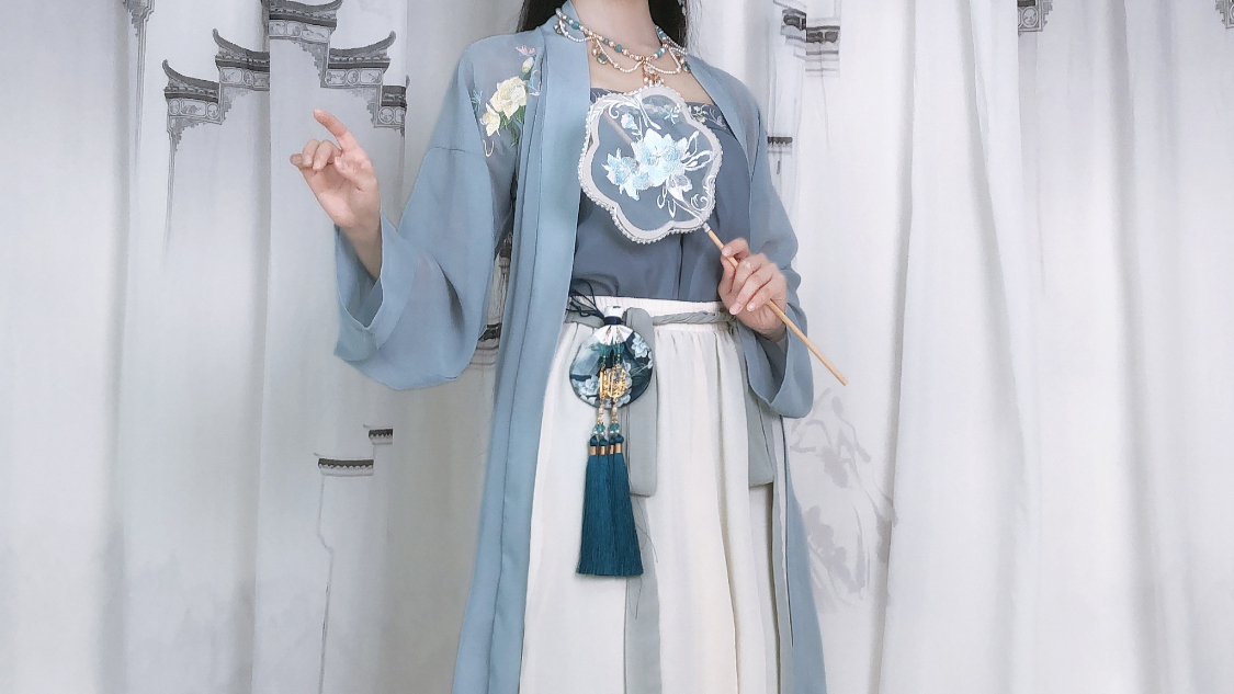 【汉元素】换上春欲晚,三伏天当凉快小仙女吧~